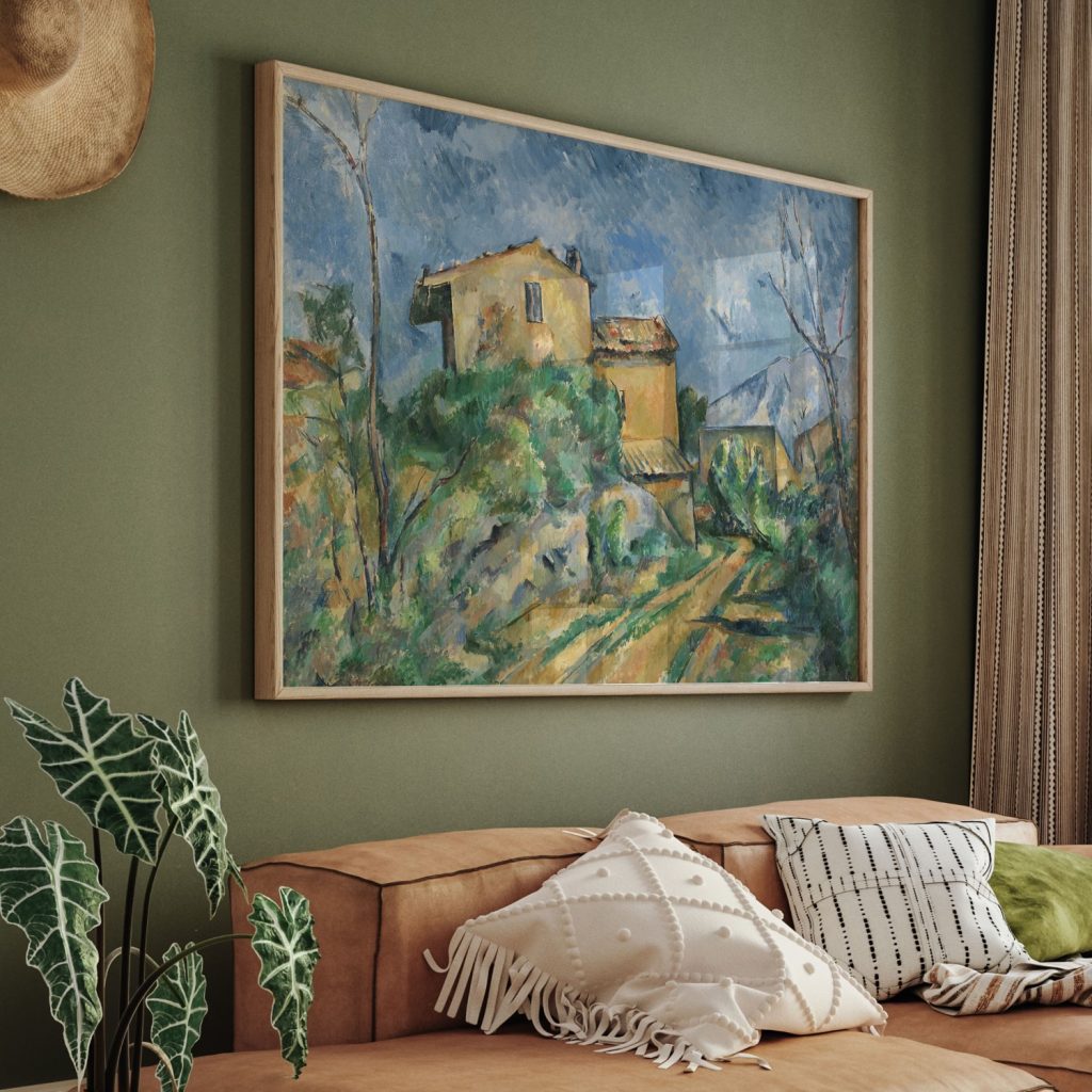Maison Maria with a View of Château Noir by Paul Cézanne (c. 1895)