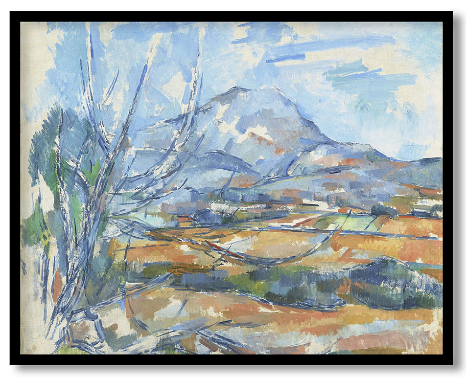 Montagne Sainte-Victoire by Paul Cezanne (1890-1895)