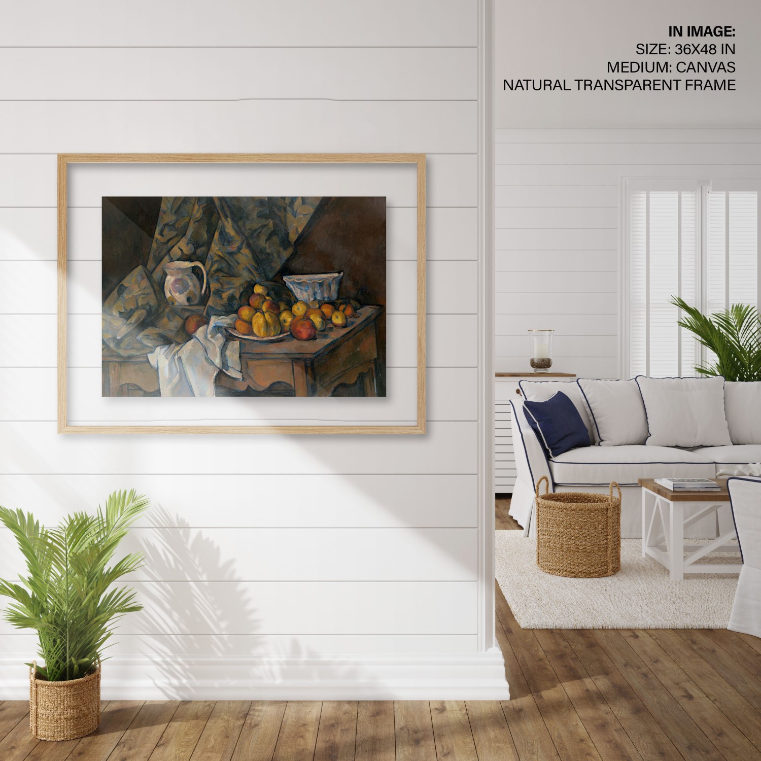 Wall Decor | Still Life with Apples and Peaches by Paul Cézanne (c ...