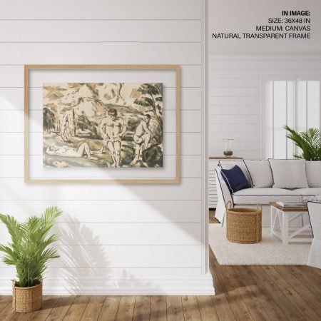 Hampton,Style,Living,Room,Interior,With,Frame,Mockup,,3d,Render