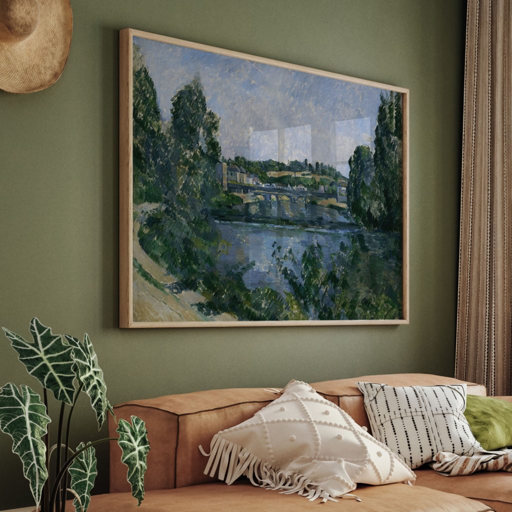 The Bridge and Dam at Pontoise (Le Pont et le Barrage à Pontoise) by Paul Cézanne (1881)