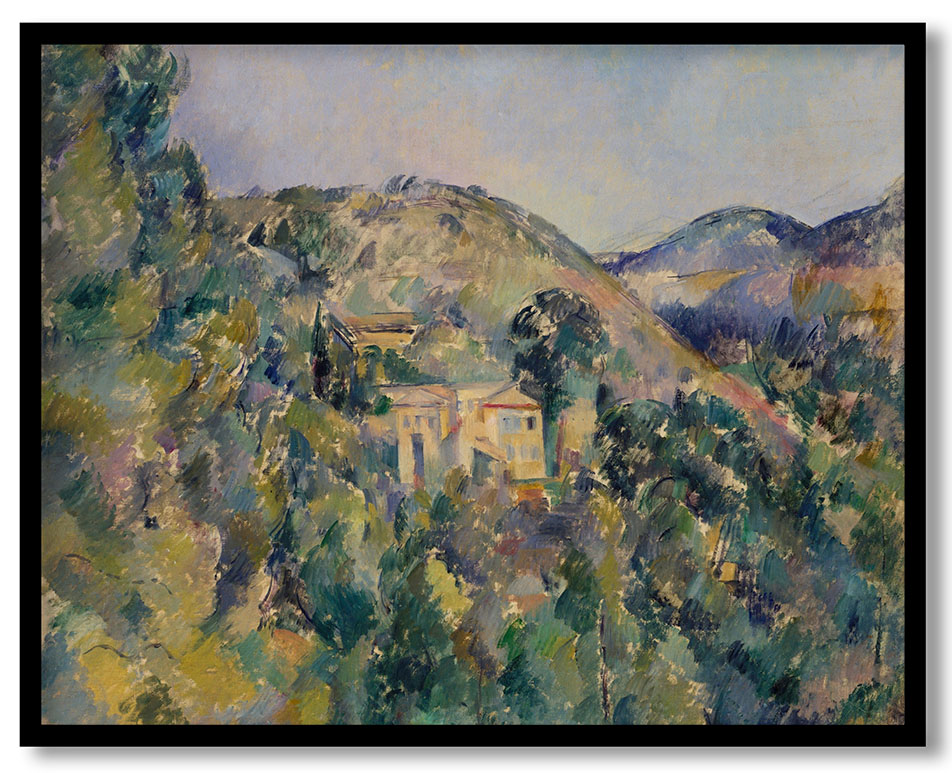 View of the Domaine Saint-Joseph by Paul Cézanne (late 1880s)
