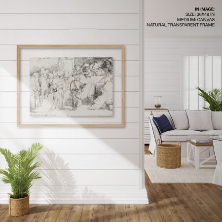 Hampton,Style,Living,Room,Interior,With,Frame,Mockup,,3d,Render