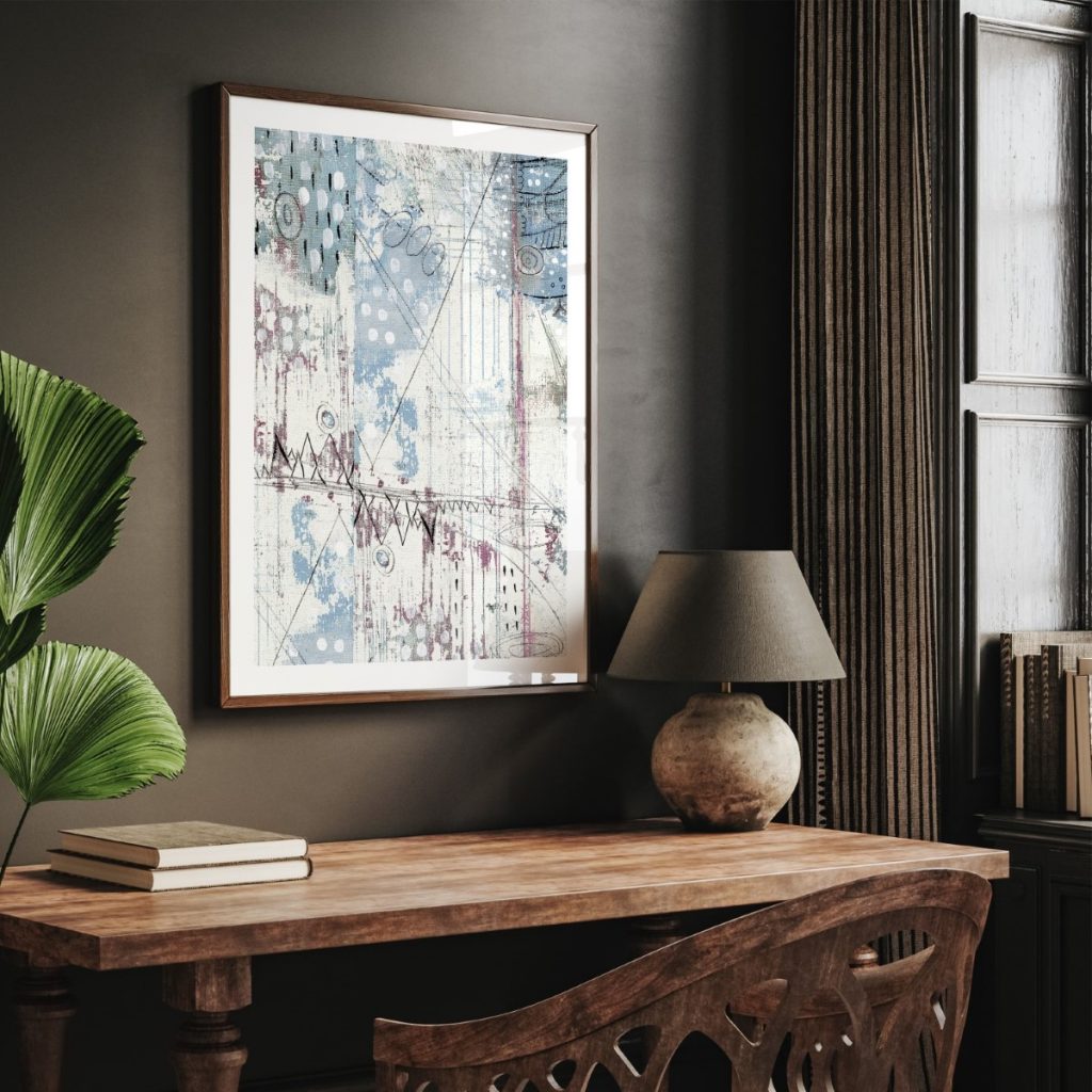 Abstract Lines Shapes Textures – Wall Art