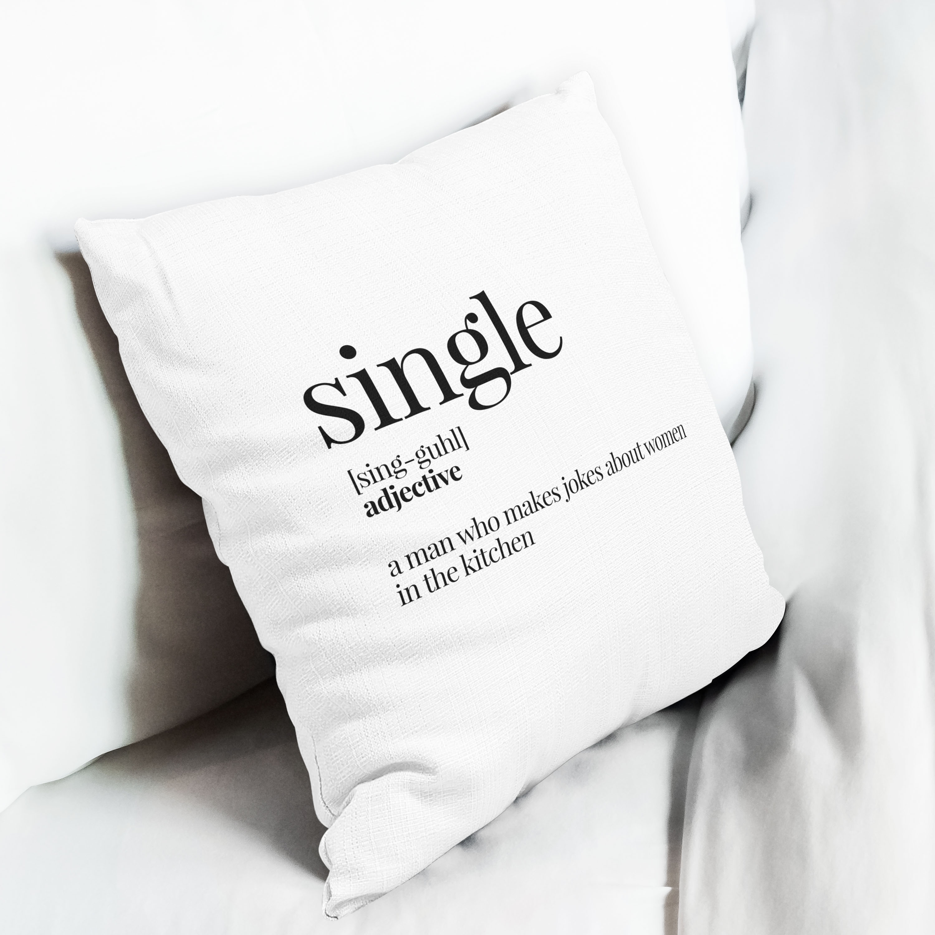 Red sofa with pillow and light lamp