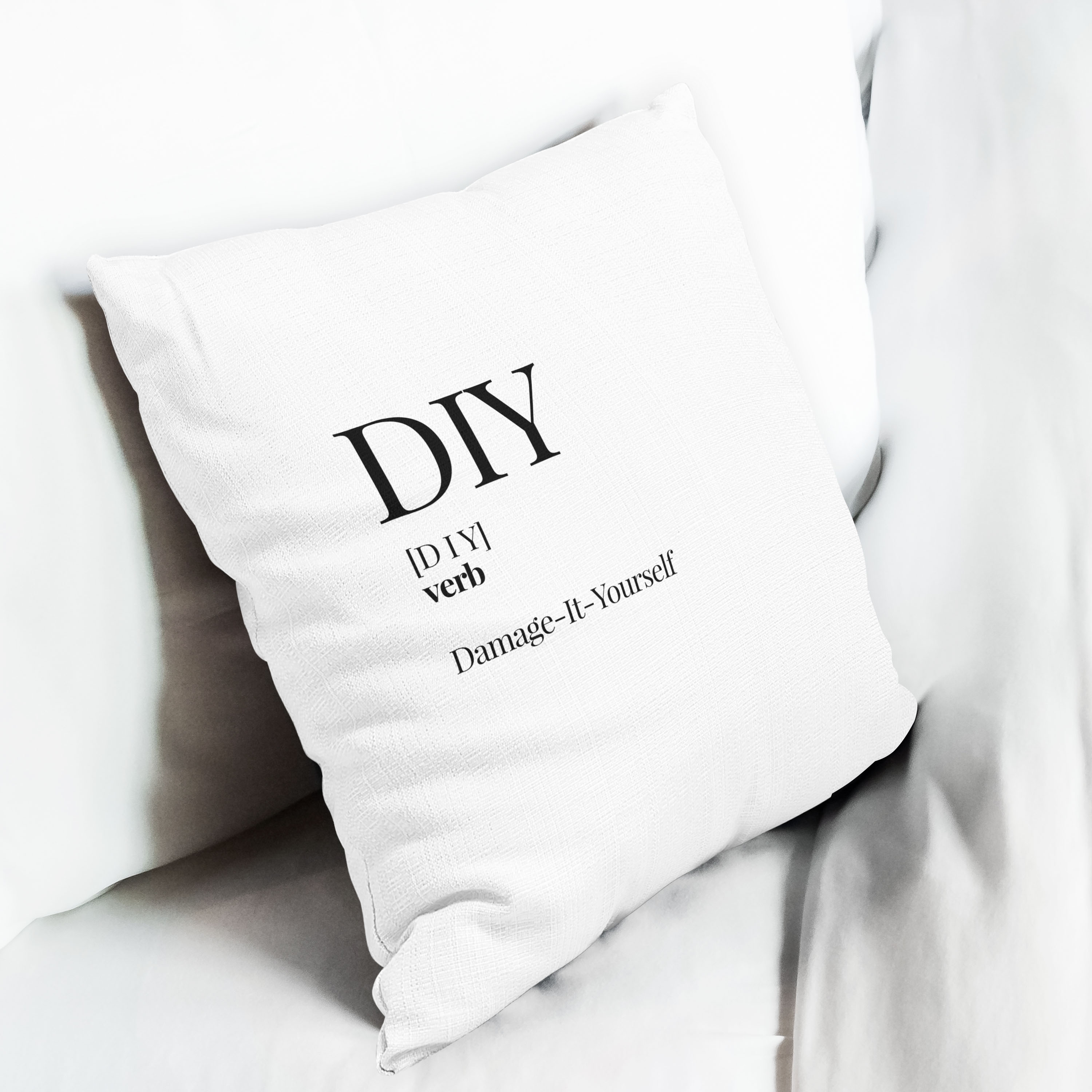 Red sofa with pillow and light lamp