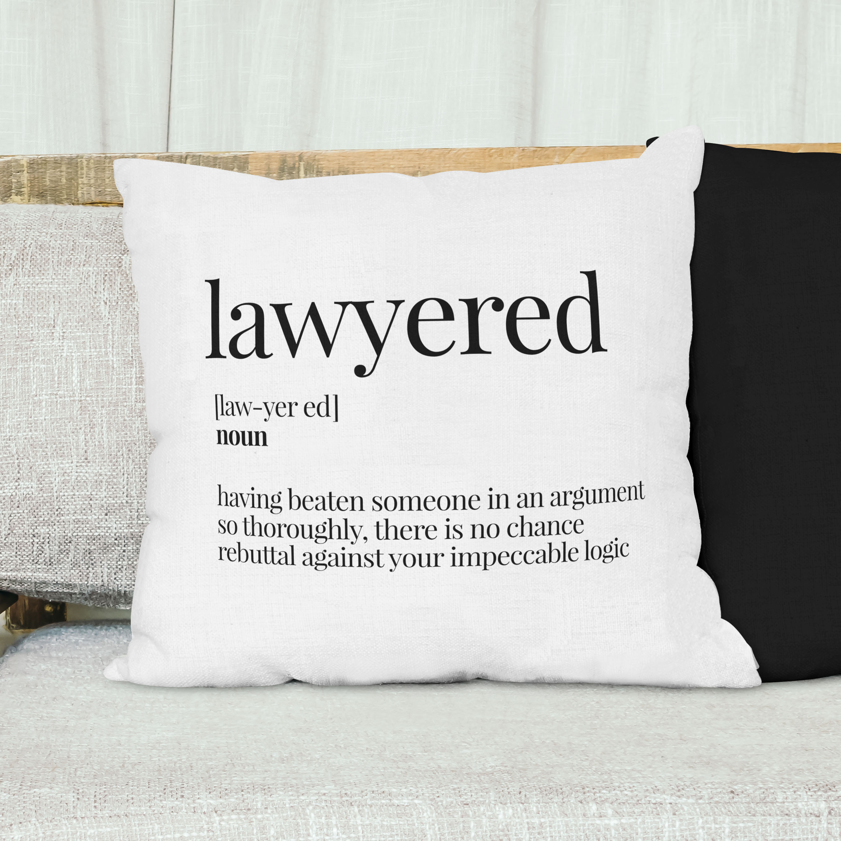 Red sofa with pillow and light lamp