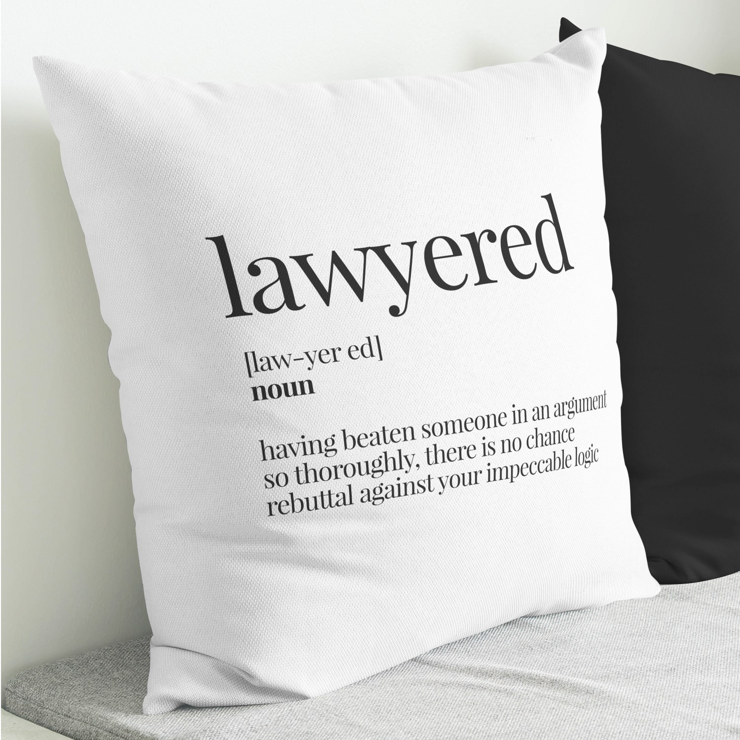 Red sofa with pillow and light lamp