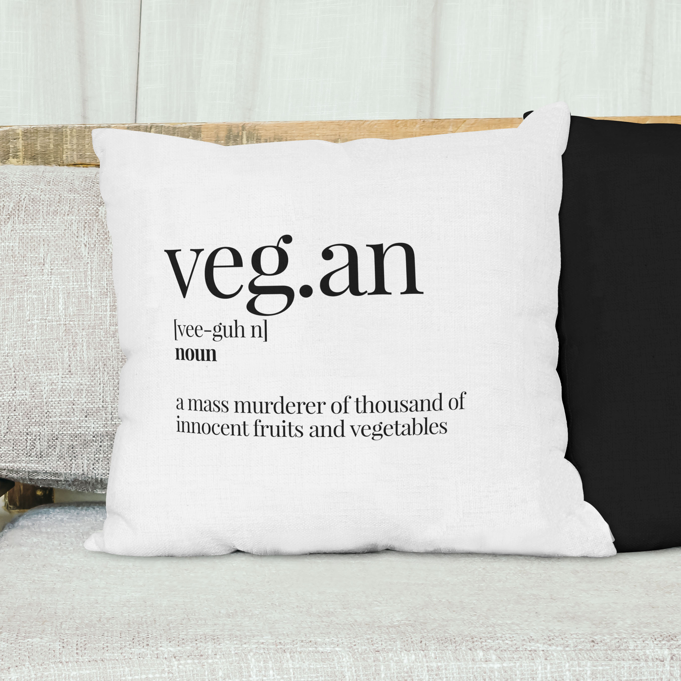 Red sofa with pillow and light lamp