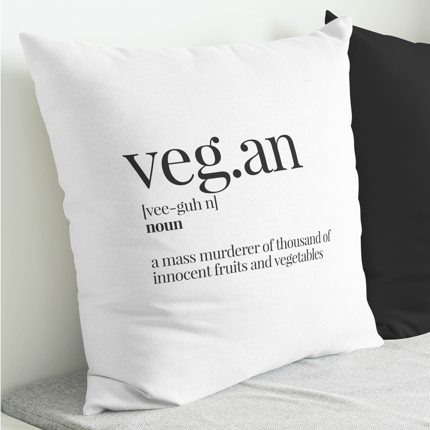 Red sofa with pillow and light lamp