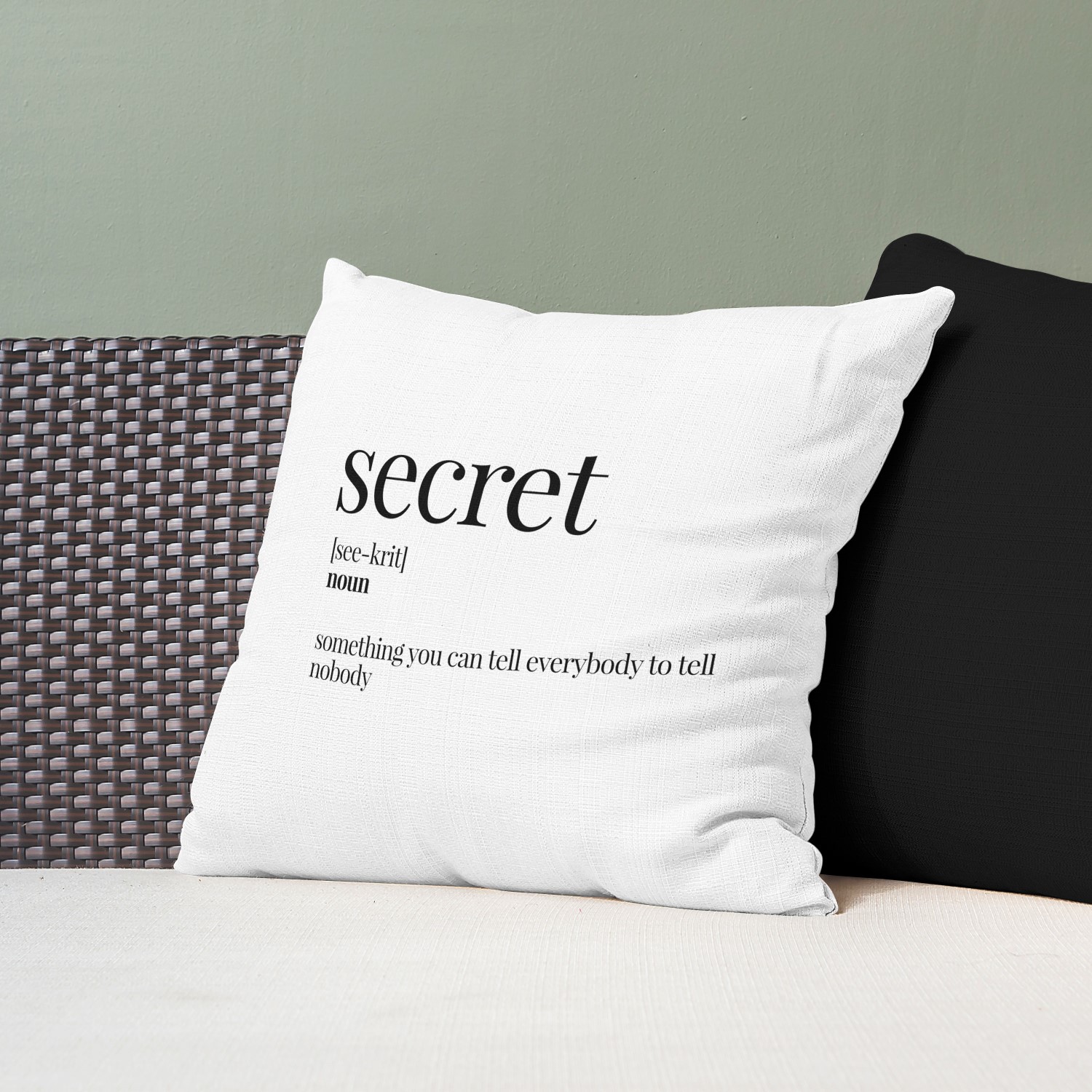 Red sofa with pillow and light lamp