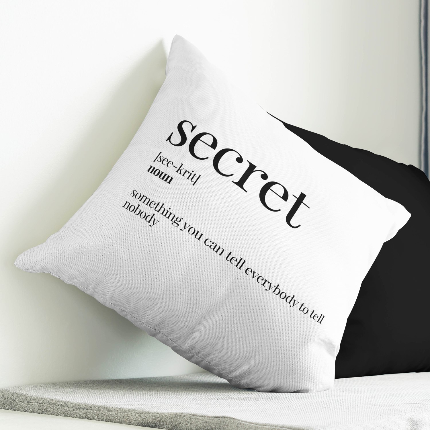 Red sofa with pillow and light lamp