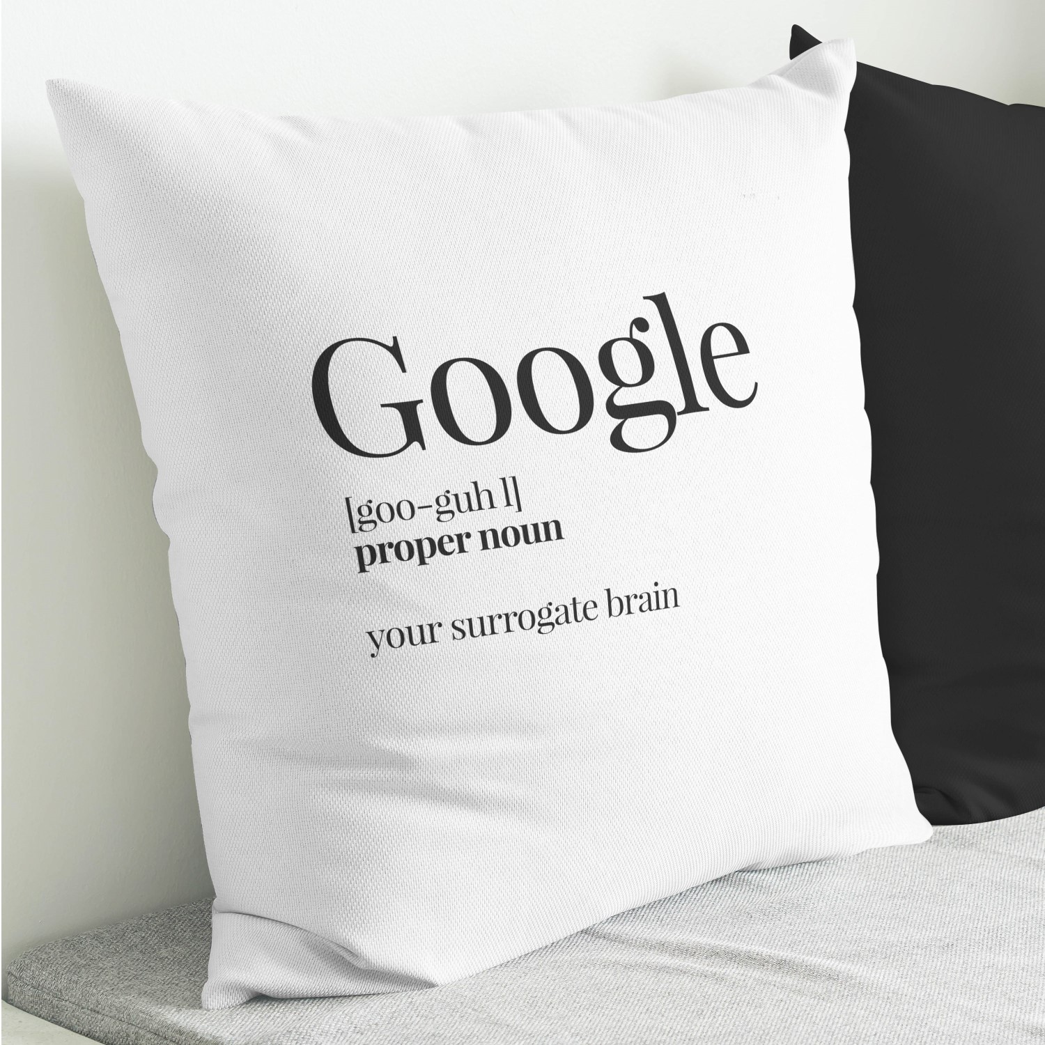 Red sofa with pillow and light lamp