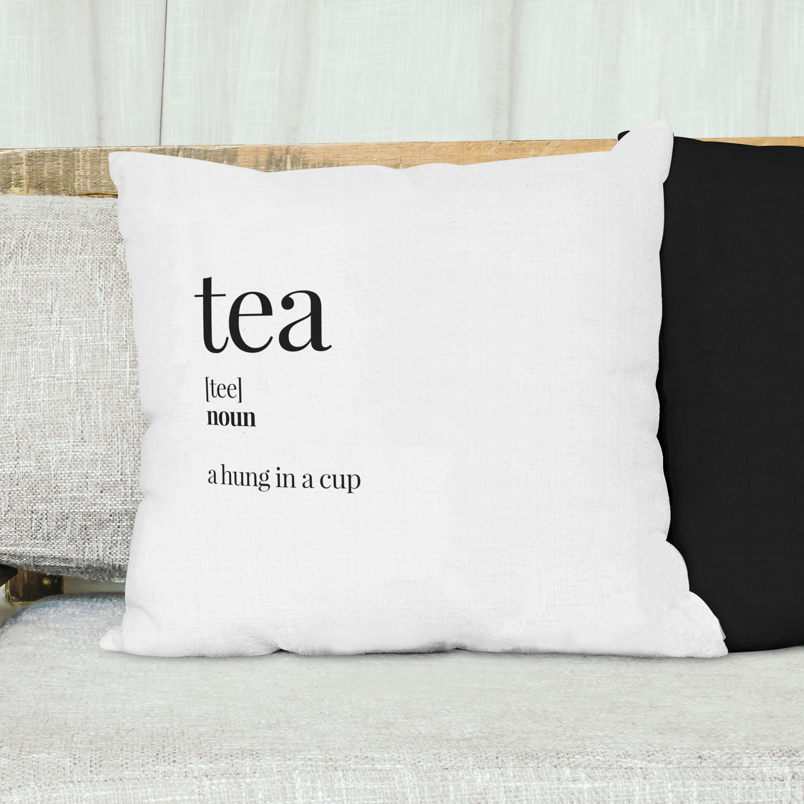 Red sofa with pillow and light lamp