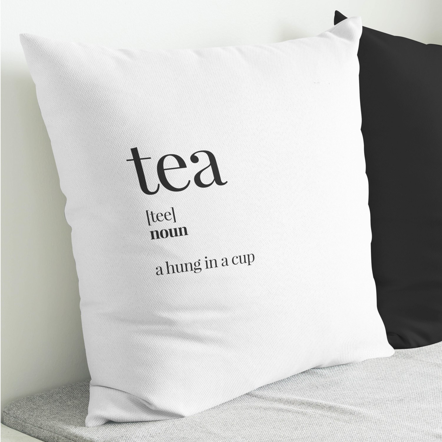 Red sofa with pillow and light lamp