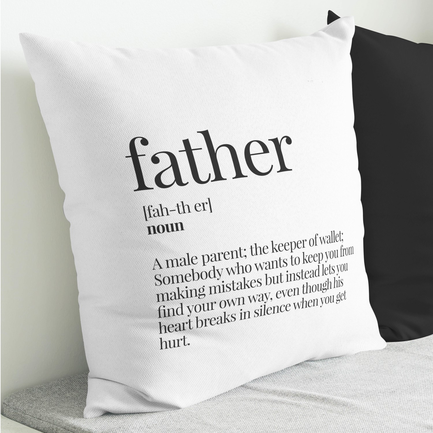 Red sofa with pillow and light lamp