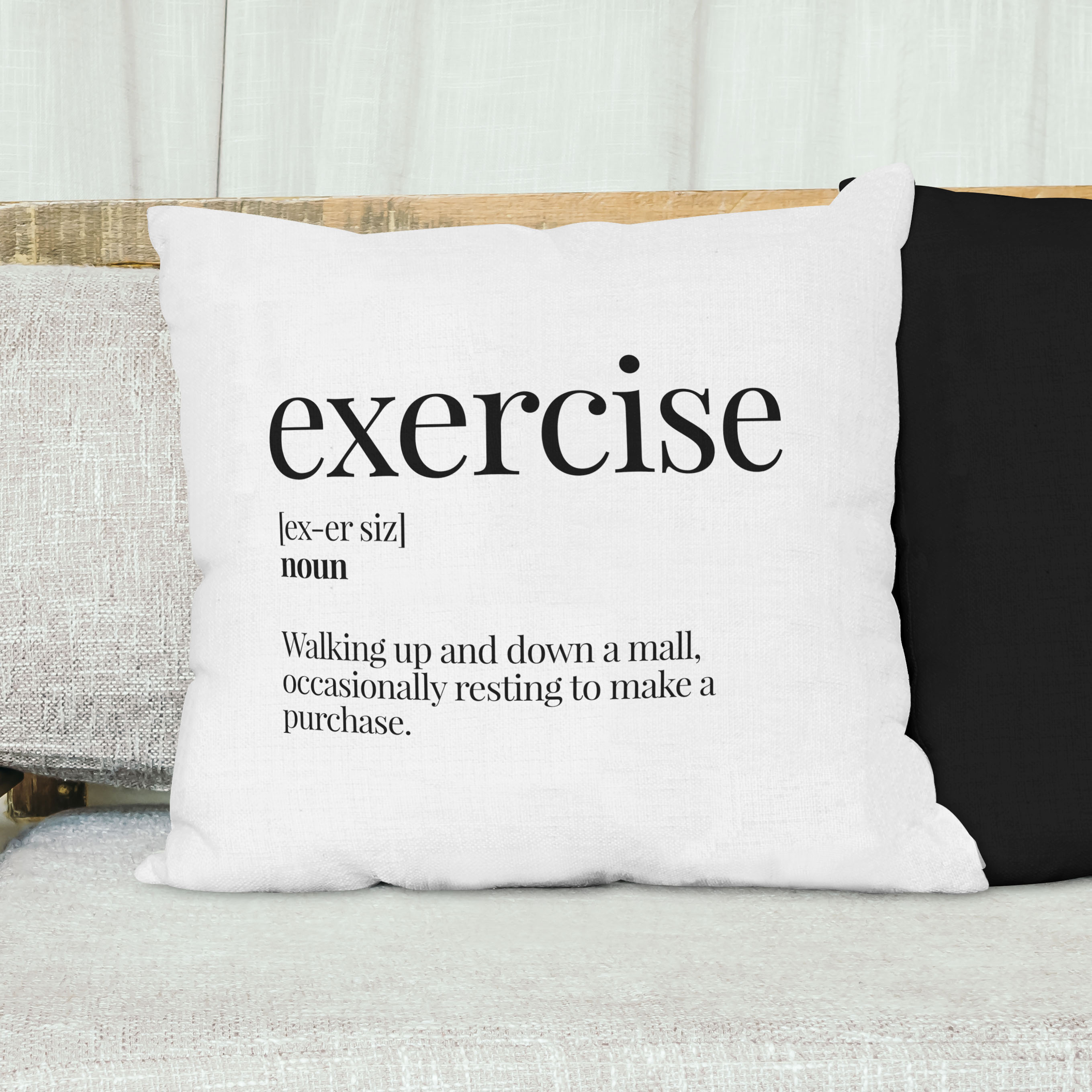 Red sofa with pillow and light lamp