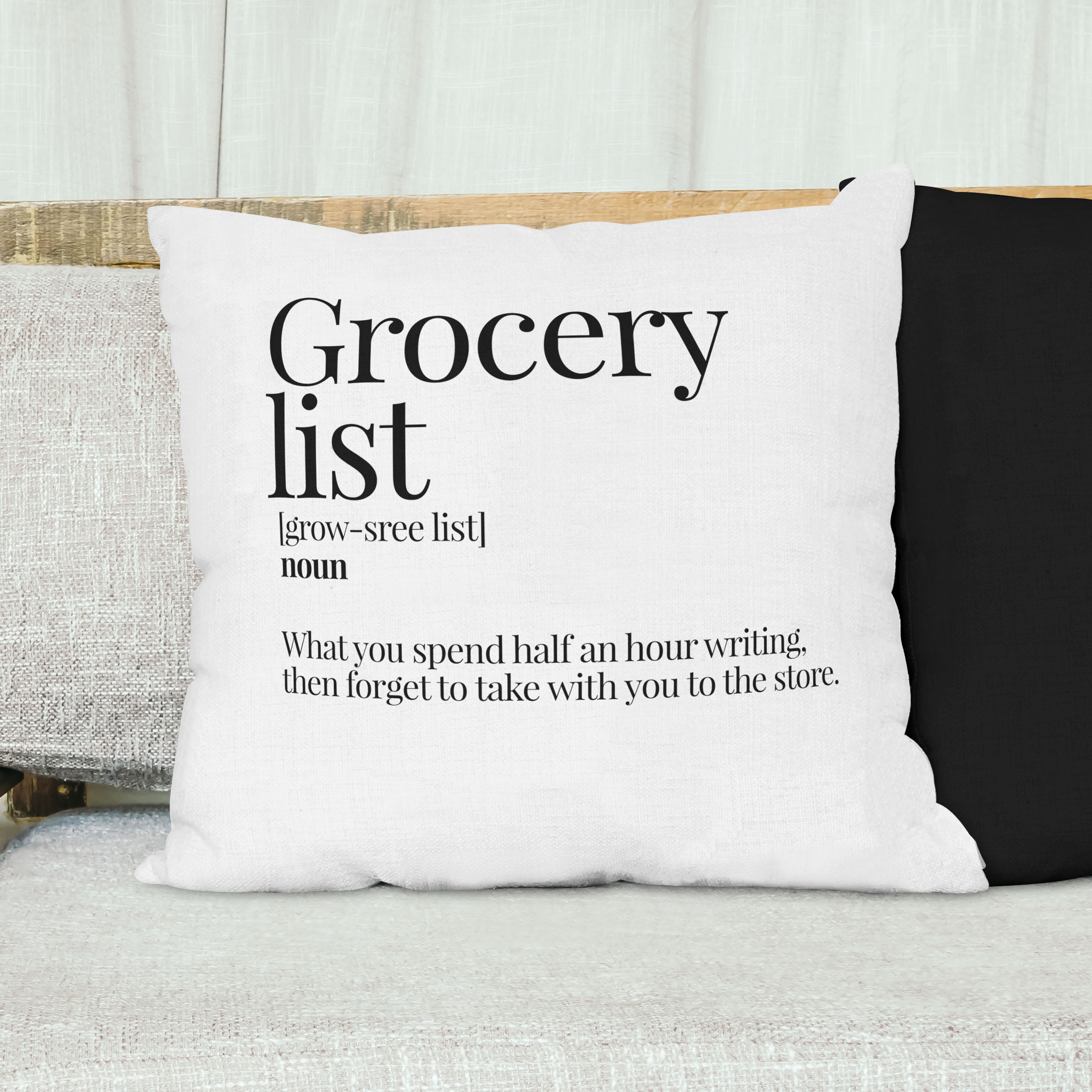 Red sofa with pillow and light lamp