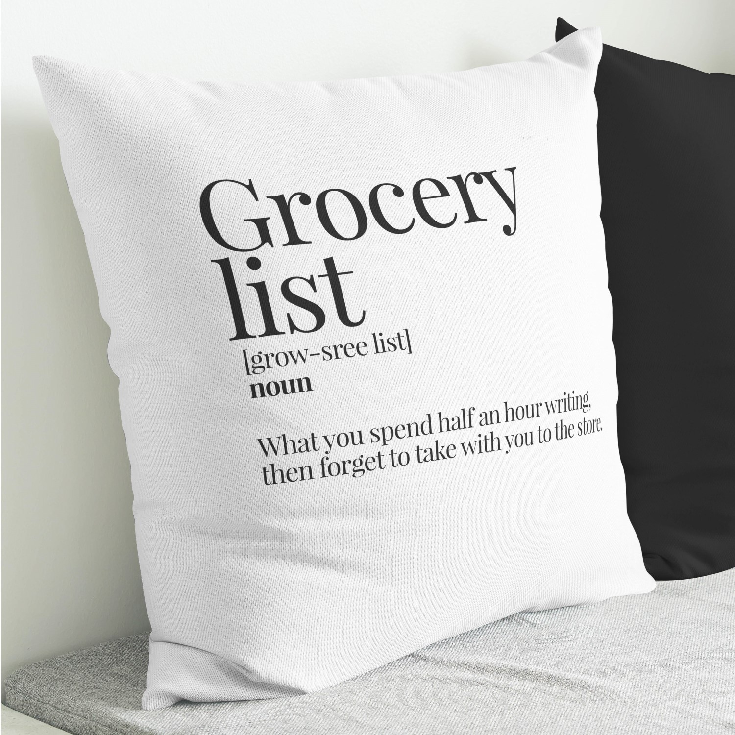 Red sofa with pillow and light lamp