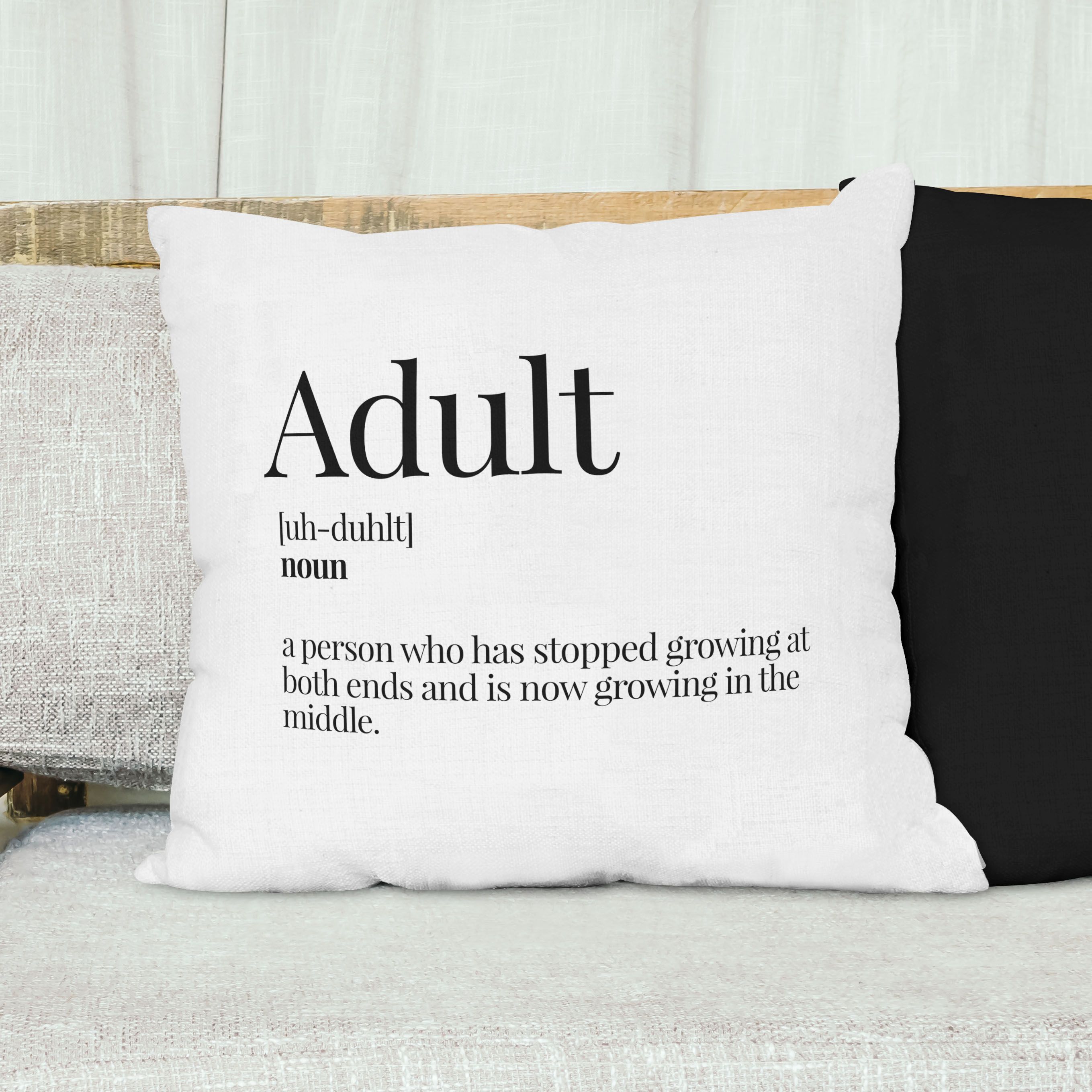 Red sofa with pillow and light lamp