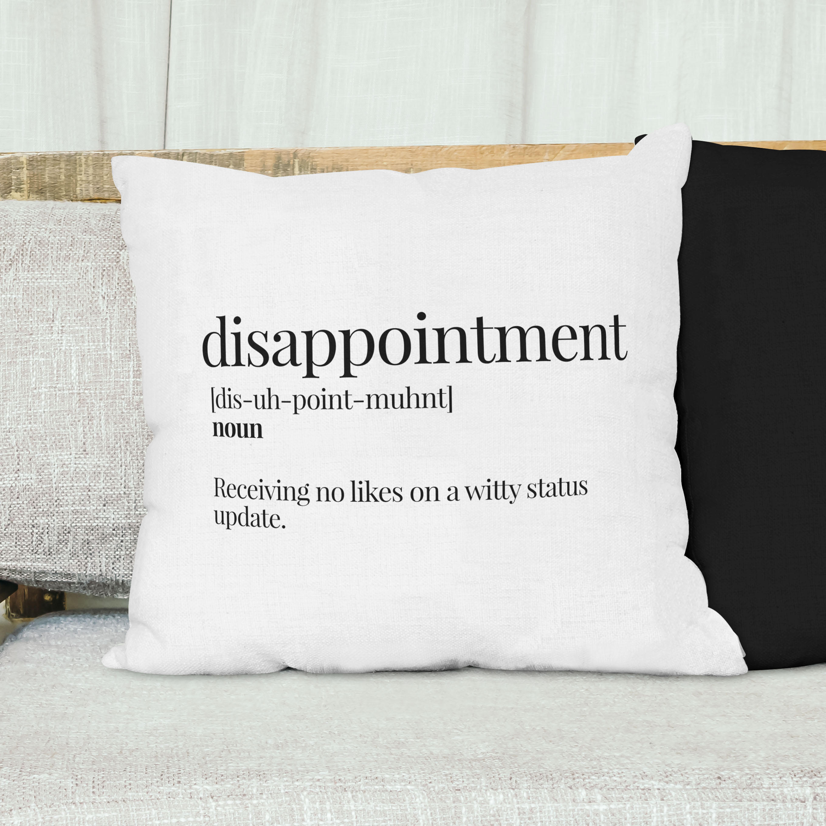 Red sofa with pillow and light lamp