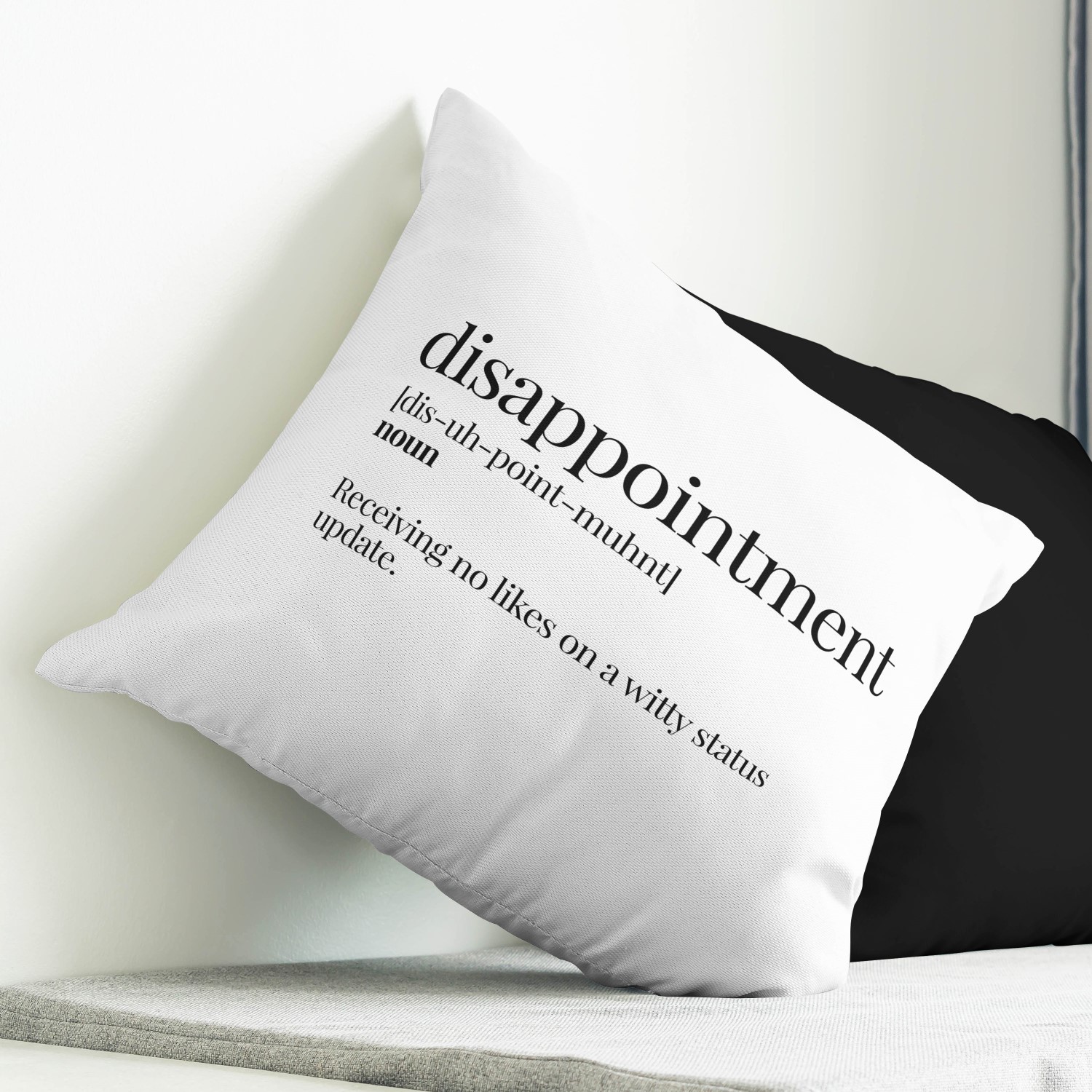 Red sofa with pillow and light lamp