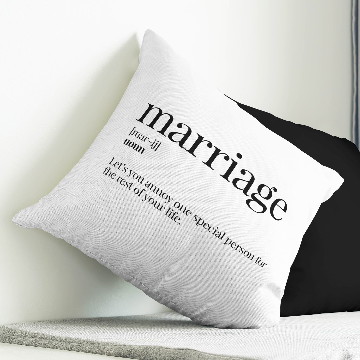 Red sofa with pillow and light lamp