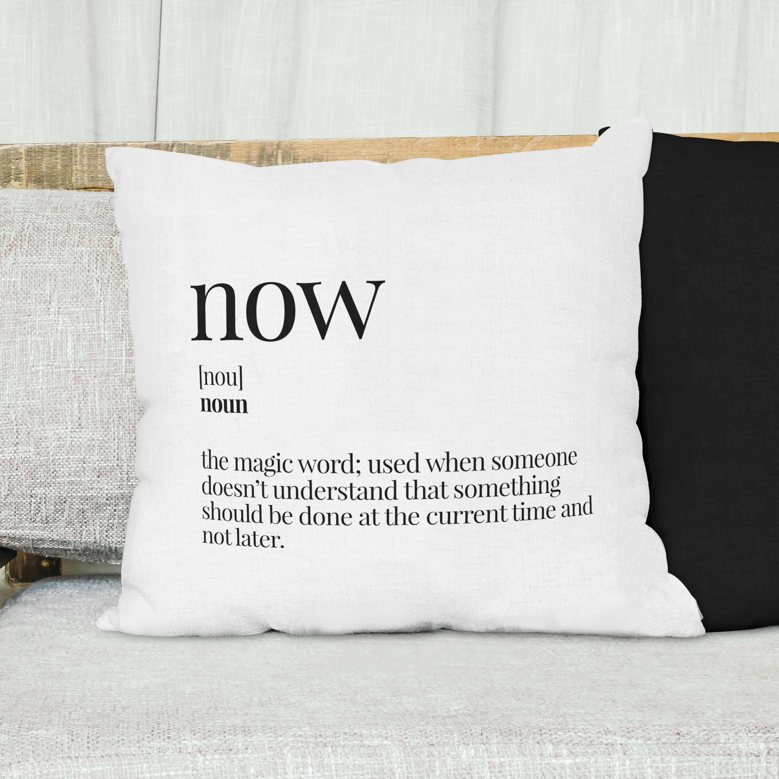 Red sofa with pillow and light lamp