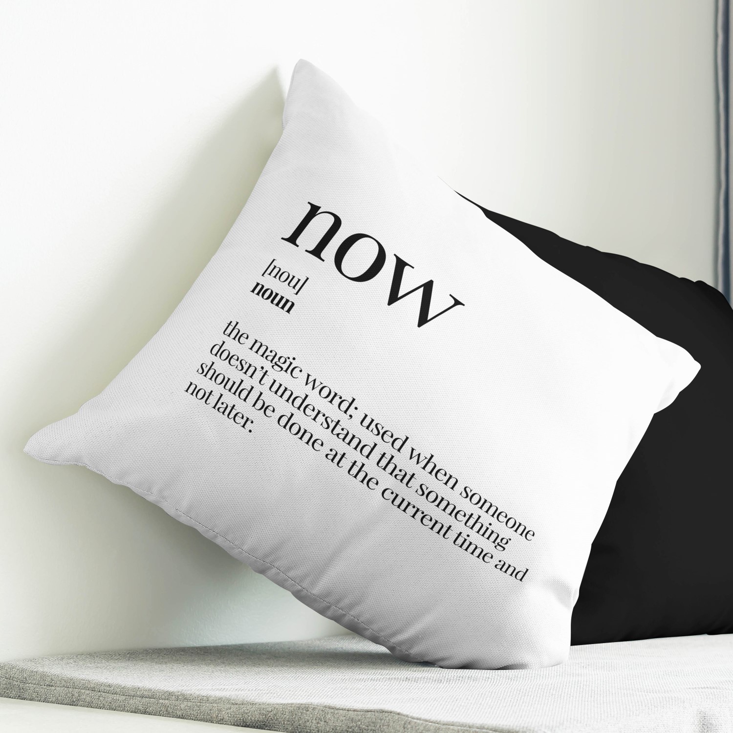 Red sofa with pillow and light lamp