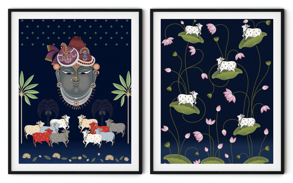 Set of 2 Shri nathji