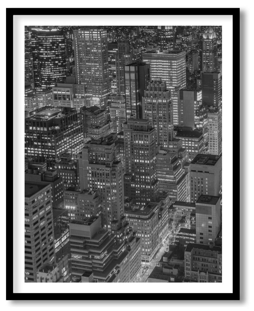 New york city black and white