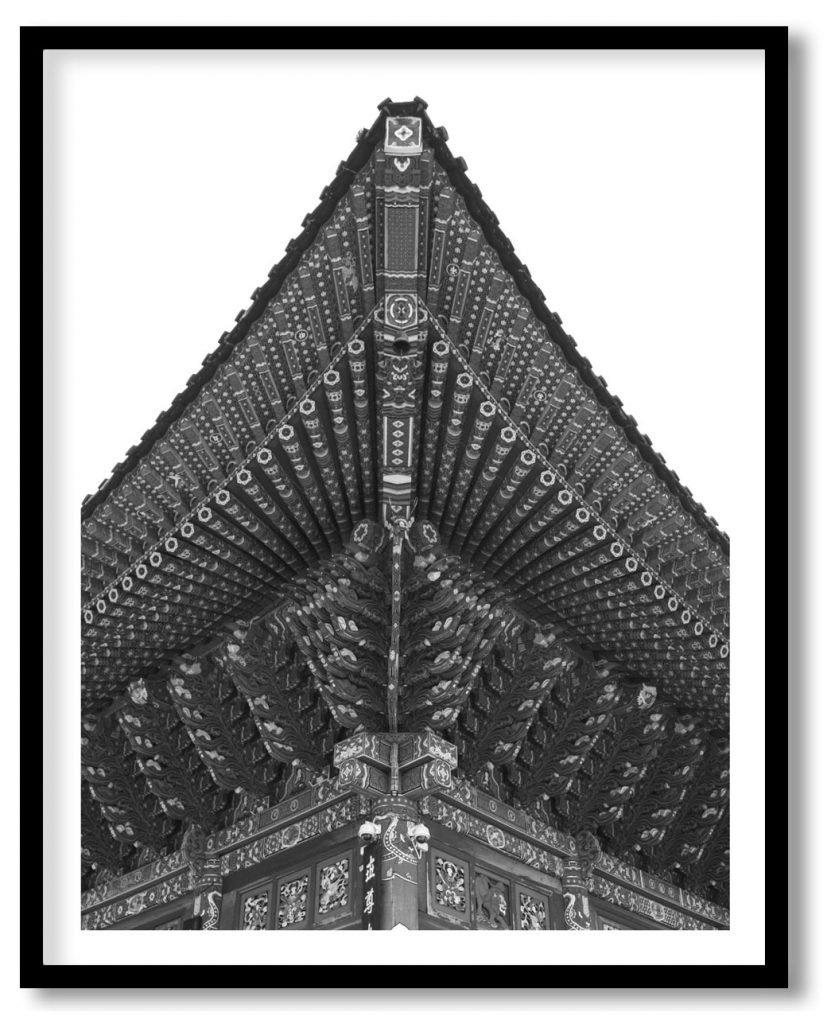 Temple black and white