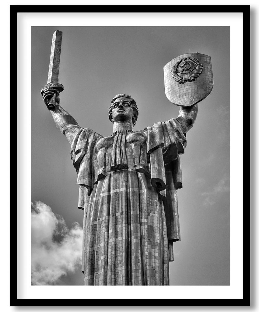 The motherland black and white