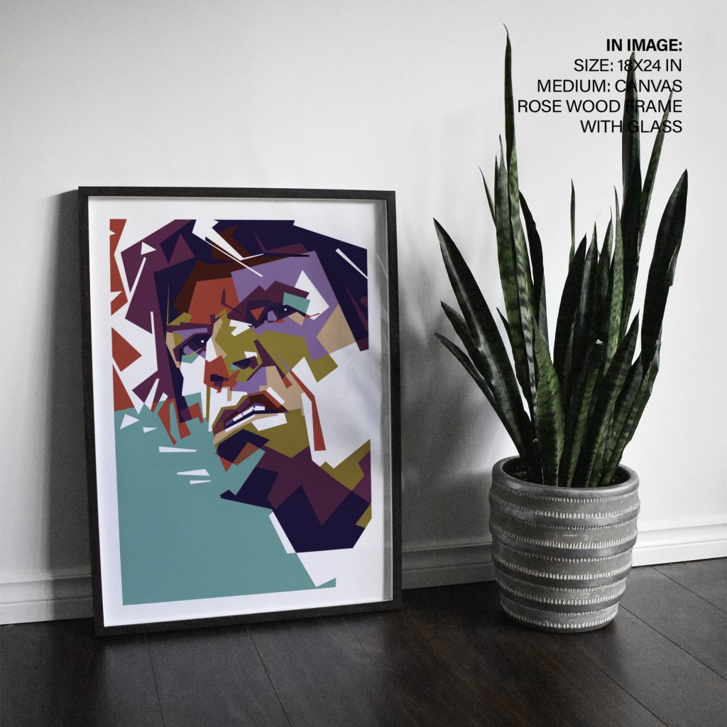 Abstract Pop Art Face – Wall Painting