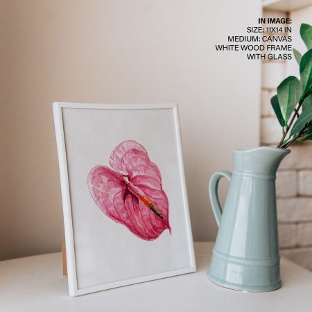 Blush pink natural tropical leaf #51
