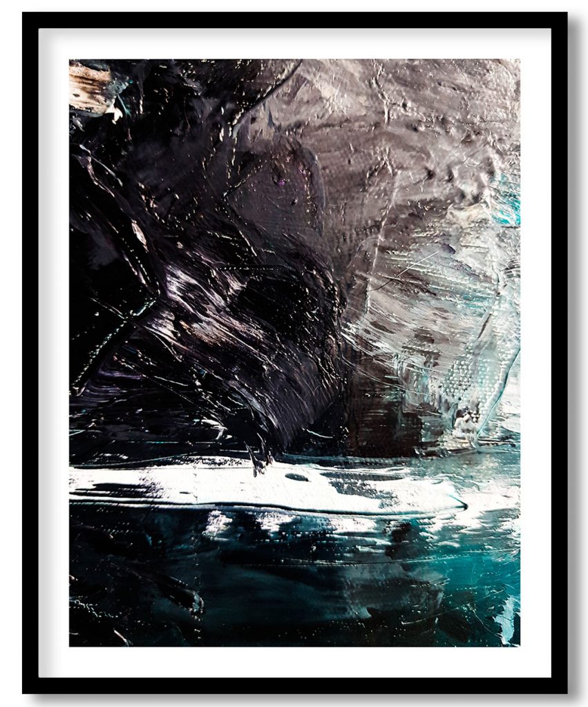 Contemporary abstract textured art