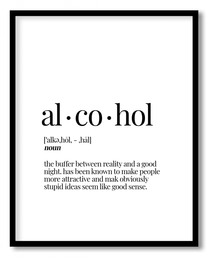 Alcohol - funny dictionary quotes, definition
