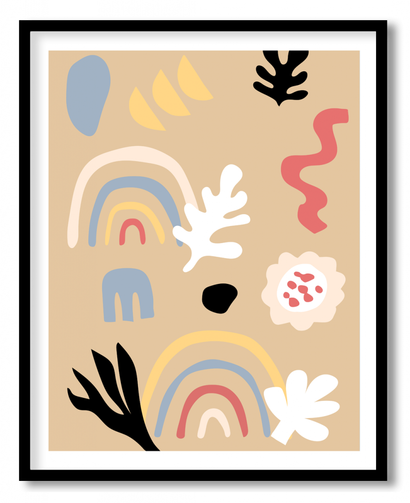 Colorful beautiful abstract elements