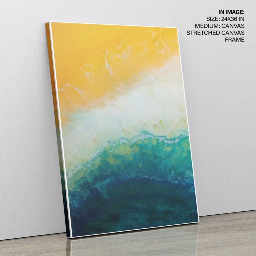 Abstract beach painting Wall Art, Hanging Wall Decor, Home Decor