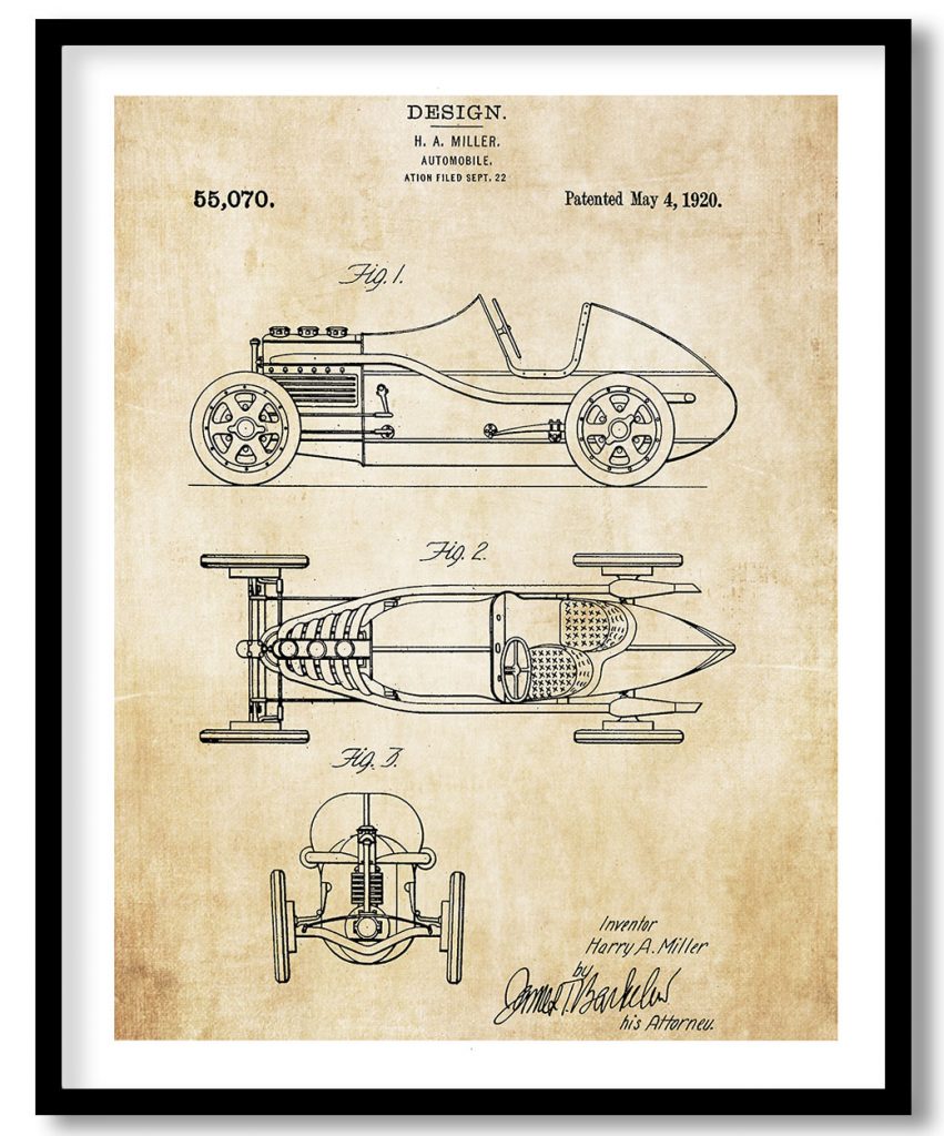 Automobile Design 1920 vintage