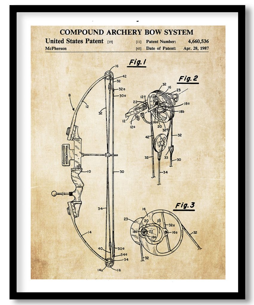 Compound archery bow 1987 vintage