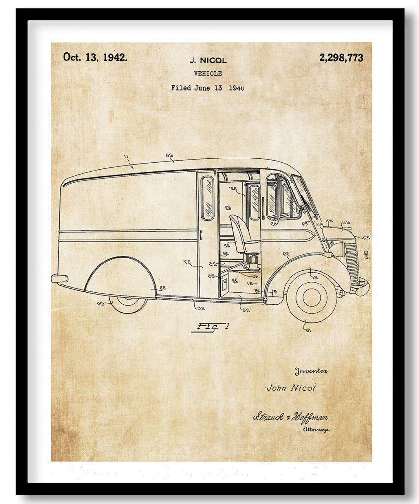 Divco milk truck 1940 vintage