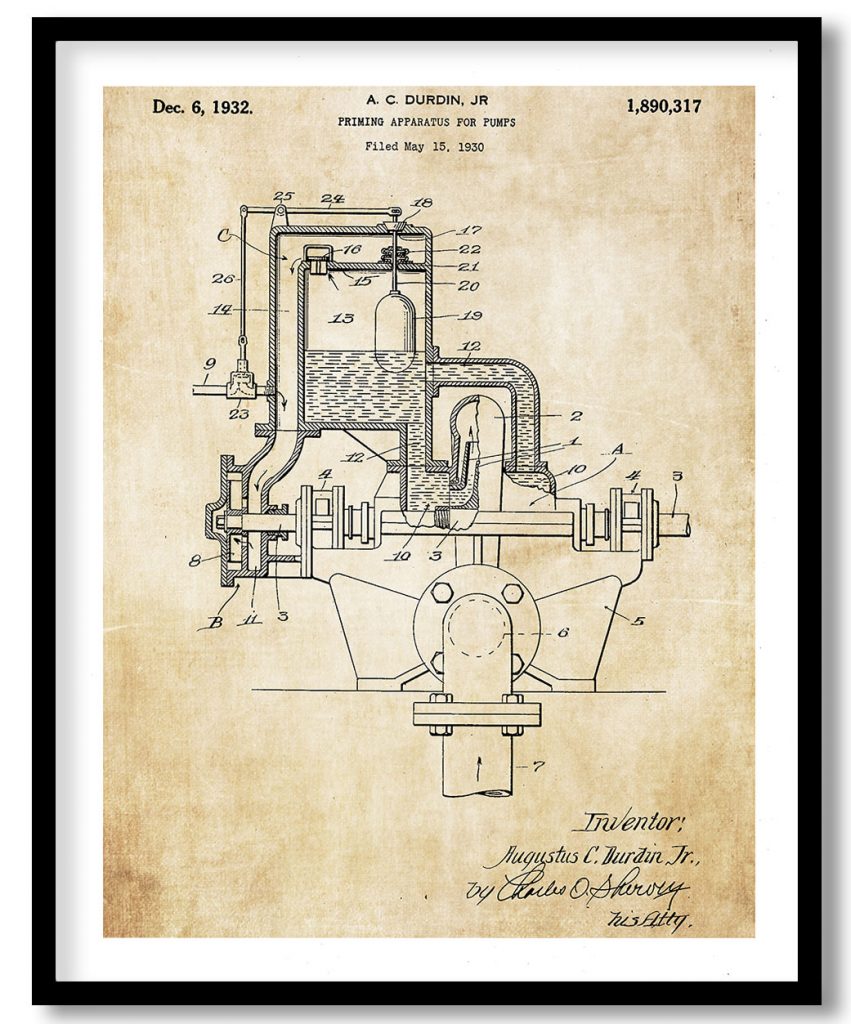 Primary apparatus for pumps 1930 vintage