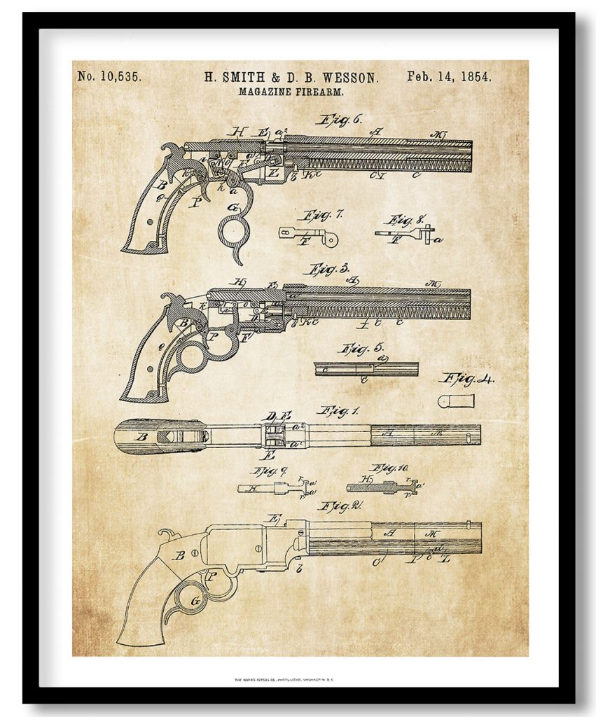 Smith & Wesson Pistol 1854 vintage