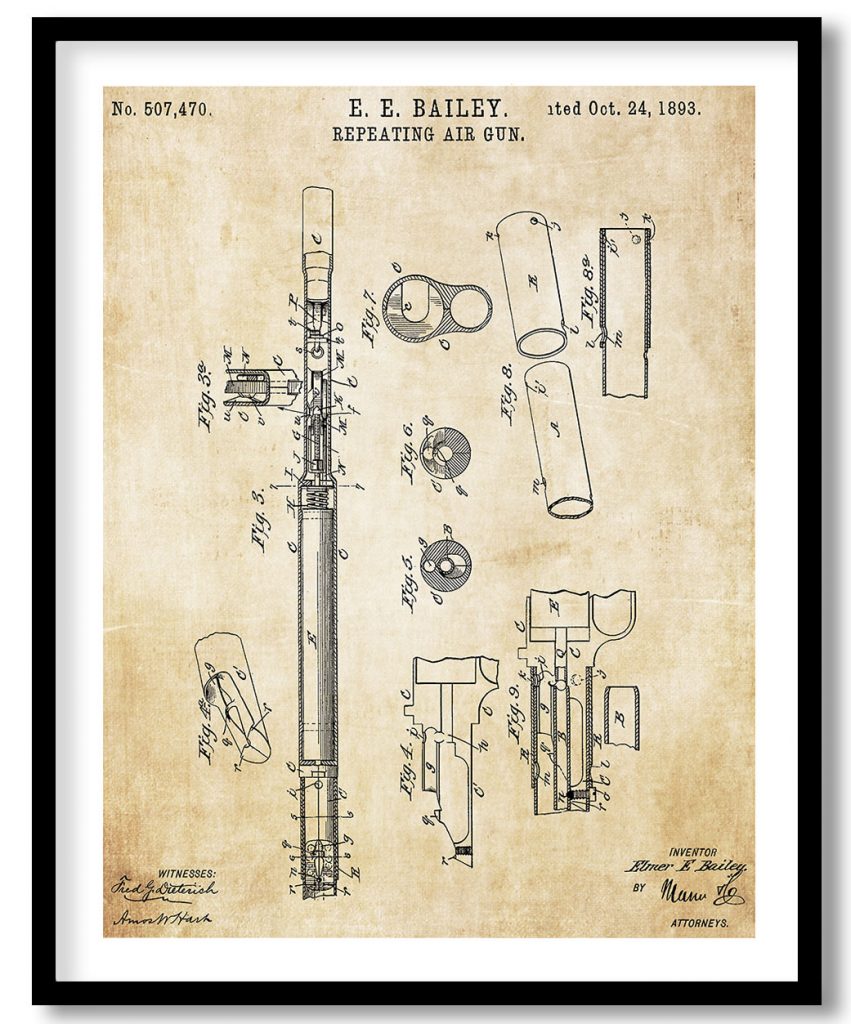 Repeating air gun 1893 vintage