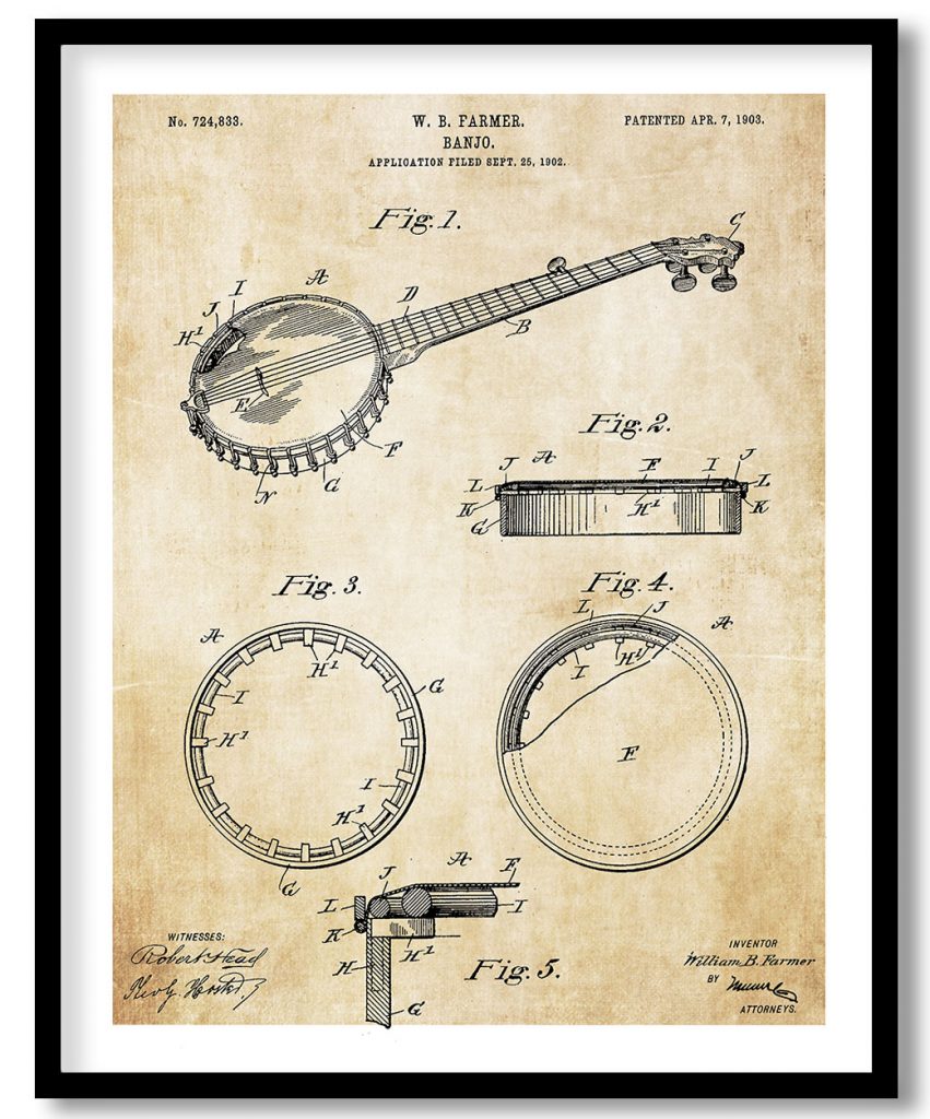 Banjo 1902 vintage