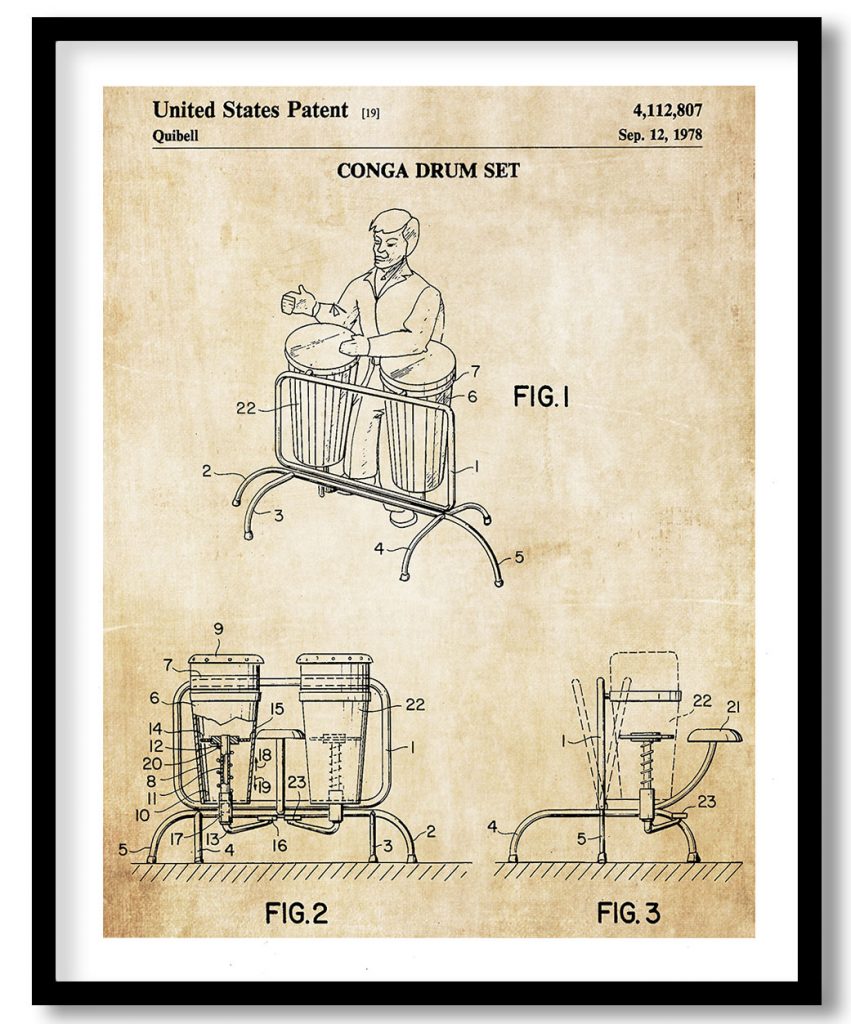 Conga drum 1978 #12 vintage