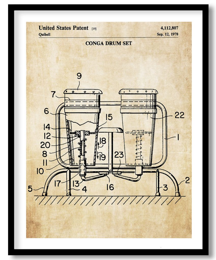 Conga drum 1978 #13 vintage