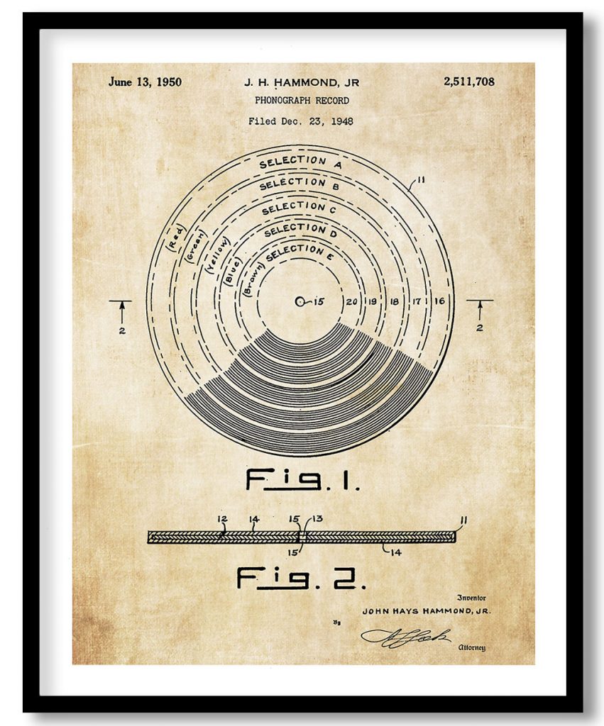 Phonograph record 1948 vintage