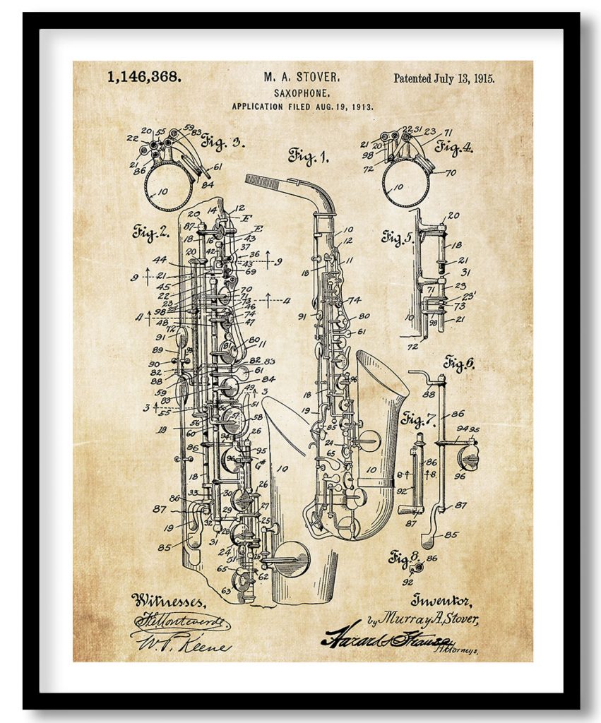 Saxophone 1915 vintage